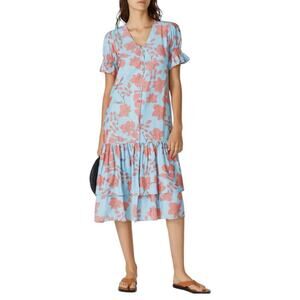 LoboRosa Botones Floral Dress Size Small